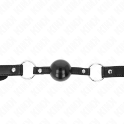 KINK - SCHWARZER TPE-BALL 4 CM Knebel 60 x 2 CM – Produktansicht 3