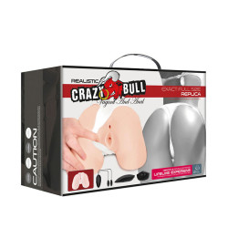 CRAZY BULL - REALISTISCHE VAGINA UND ANUS MIT VIBRATIONSPOSITION 5 – Produktansicht 8