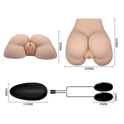 CRAZY BULL - REALISTISCHE VAGINA UND ANUS MIT VIBRATIONSPOSITION 5 – Produktansicht 14