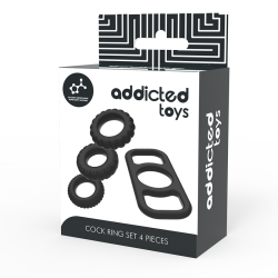 ADDICTED TOYS - COCK RING SET 4 STÜCK – Produktansicht 7