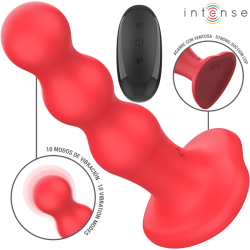 INTENSE - CODY VIBRATOR MIT SAUGNÄPFEN ROTE FERNBEDIENUNG – D-241975