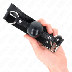 KINK - SCHWARZER TPE-BALL 4 CM Knebel 60 x 2 CM – Produktansicht 4