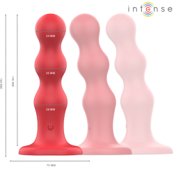 INTENSE - CODY VIBRATOR MIT SAUGNÄPFEN ROTE FERNBEDIENUNG – D-241975 – Produktansicht 2