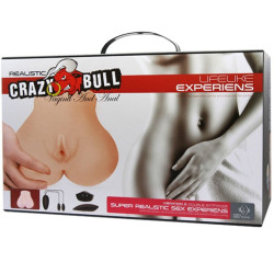 CRAZY BULL - REALISTISCHE VAGINA UND ANUS MIT VIBRATIONSPOSITION 7 – Produktansicht 8
