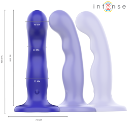 INTENSE - SHORTY VIBRATOR MIT SAUGNÄPFEN BLAU FERNBEDIENUNG – D-241976 – Produktansicht 2