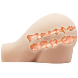 CRAZY BULL - REALISTISCHE VAGINA UND ANUS MIT VIBRATIONSPOSITION 8 – Produktansicht 5