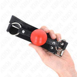 KINK - ROTER TPE-BALL 4 CM KNEBEL 60 x 2 CM – Produktansicht 4