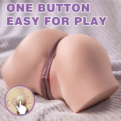 XISE - FENNIE Realistischer Masturbator mit Vibrationsfunktion und mehreren Positionen für Vagina und Anus – Produktansicht…