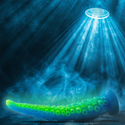 EPIC - SCYLLA FLUORESZIERENDER DÜNNER TENTAKEL-DILDO, GROSSE GRÖSSE – Produktansicht 2