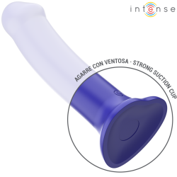 INTENSE - VICTORIA VIBRATOR MIT SAUGNAPF 10 VIBRATIONEN DUNKELBLAU FERNBEDIENUNG – D-241982 – Produktansicht 4