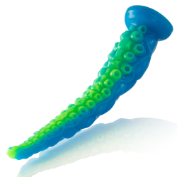 EPIC - SCYLLA FLUORESZIERENDER DÜNNER TENTAKEL-DILDO, GROSSE GRÖSSE – Produktansicht 4