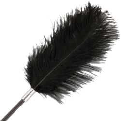 DARKNESS - SCHWARZE LIEBESFEDER-PEISTE 56 CM – Produktansicht 2