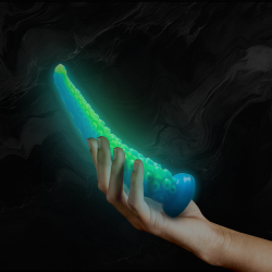 EPIC - SCYLLA FLUORESZIERENDER DÜNNER TENTAKEL-DILDO, KLEINE GRÖSSE – Produktansicht 2
