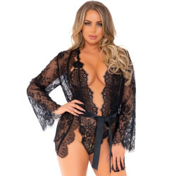 LEG AVENUE - TEDDY- UND ROBE-SET