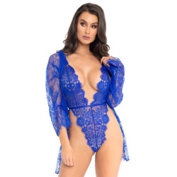 LEG AVENUE - TEDDY UND ROBE BLAU