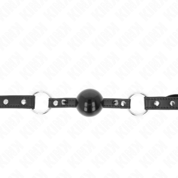 KINK - BALL 4 CM KNEBEL MIT SPITZENNIET UND SCHNAPPVERSCHLUSS 65 x 2 CM – Produktansicht 3