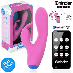ONINDER CUTE - LOVE BUNNY VIBRATOR G-SPOT CLITORIS - KOSTENLOSE WELTWEITE APP – Produktansicht 2