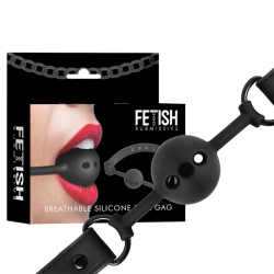 FETISH SUBMISSIVE BONDAGE - ATMUNGSAKTIVER BALLKNOPF AUS SILIKON – Produktansicht 2