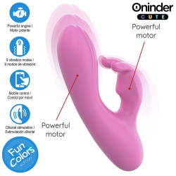ONINDER CUTE - LOVE BUNNY VIBRATOR G-SPOT CLITORIS - KOSTENLOSE WELTWEITE APP – Produktansicht 5