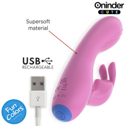 ONINDER CUTE - LOVE BUNNY VIBRATOR G-SPOT CLITORIS - KOSTENLOSE WELTWEITE APP – Produktansicht 6
