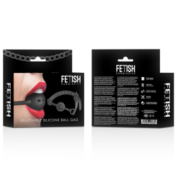 FETISH SUBMISSIVE BONDAGE - ATMUNGSAKTIVER BALLKNOPF AUS SILIKON – Produktansicht 7