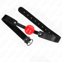 KINK - SOFT TPE BALL 4 CM GAG MODELL 1 66 x 2,5 CM VERSTELLBAR 41-61 CM – Produktansicht 2