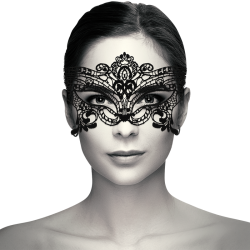 COQUETTE CHIC DESIRE - BREITE SCHWARZE SPITZENMASKE – Produktansicht 2