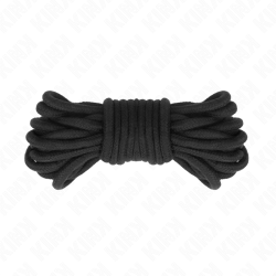 KINK - BAUMWOLLSEIL 5 METER SCHWARZ – Produktansicht 2