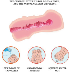 CRAZY BULL - WATER SKIN VAGINA MASTURBADOR MIT VIBRIERENDEN KUGELN – Produktansicht 6