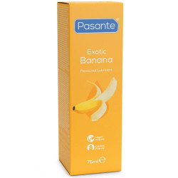 PASANTE – SCHMIERMITTEL AUF WASSERBASIS MIT BANANENGESCHMACK, 75 ML – Produktansicht 2