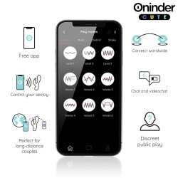 ONINDER CUTE - LOVE BUNNY G-SPOT KLITORALVIBRATOR - KOSTENLOSE WELTWEITE APP – Produktansicht 4