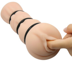 CRAZY BULL - VAGINA MASTURBATOR MIT RINGEN – Produktansicht 4