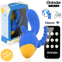 ONINDER CUTE - LOVE 3 SOME DREIFACHVIBRATOR - KOSTENLOSE WELTWEITE APP – Produktansicht 2
