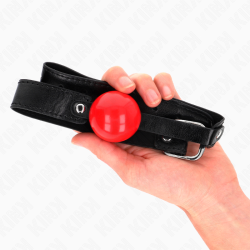 KINK - SOFT TPE BALL 4 CM GAG MODELL 1 66 x 2,5 CM VERSTELLBAR 41-61 CM – Produktansicht 5