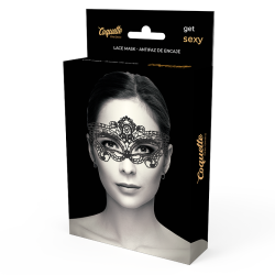 COQUETTE CHIC DESIRE - FEINE SCHWARZE SPITZENMASKE – Produktansicht 5