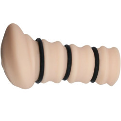 CRAZY BULL - MASTURBADOR MIT RINGEN VAGINA MODELL 2 – Produktansicht 2