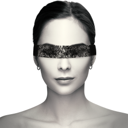 COQUETTE CHIC DESIRE - SCHWARZE SPITZENMASKE MIT BAND – Produktansicht 2