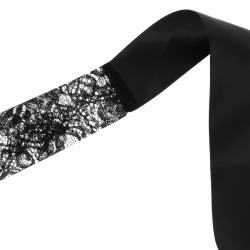 COQUETTE CHIC DESIRE - SCHWARZE SPITZENMASKE MIT BAND – Produktansicht 4