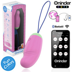 ONINDER CUTE – LIEBE UND VERGNÜGEN: 360° VIBRIERENDES UND ROTIERENDES SILIKON-EI – KOSTENLOSE WELTWEITE APP –…