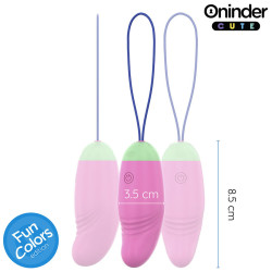 ONINDER CUTE – LIEBE UND VERGNÜGEN: 360° VIBRIERENDES UND ROTIERENDES SILIKON-EI – KOSTENLOSE WELTWEITE APP –…
