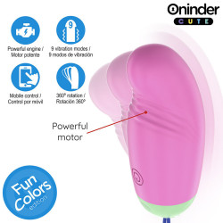 ONINDER CUTE – LIEBE UND VERGNÜGEN: 360° VIBRIERENDES UND ROTIERENDES SILIKON-EI – KOSTENLOSE WELTWEITE APP –…