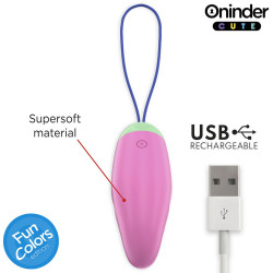 ONINDER CUTE – LIEBE UND VERGNÜGEN: 360° VIBRIERENDES UND ROTIERENDES SILIKON-EI – KOSTENLOSE WELTWEITE APP –…