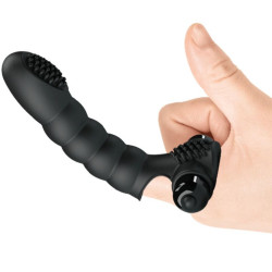 PRETTY LOVE - ALEXANDER FINGERVIBRATOR 10 VIBRATIONEN SCHWARZ – Produktansicht 3