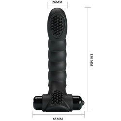 PRETTY LOVE - ALEXANDER FINGERVIBRATOR 10 VIBRATIONEN SCHWARZ – Produktansicht 4