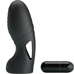 PRETTY LOVE - ALAN SILIKON-FINGERVIBRATOR SCHWARZ – Produktansicht 4
