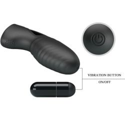 PRETTY LOVE - ALAN SILIKON-FINGERVIBRATOR SCHWARZ – Produktansicht 6