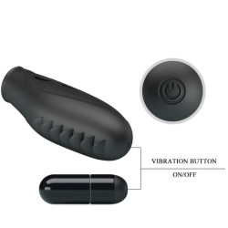 PRETTY LOVE - GILO SILIKON-FINGERVIBRATOR SCHWARZ – Produktansicht 5
