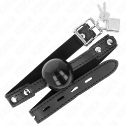 KINK - SOFT TPE BALL 4 CM GAG MODELL 3 60 x 2 CM VERSTELLBAR 37-52 CM – Produktansicht 2