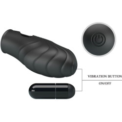 PRETTY LOVE - LICH SILIKON-FINGERVIBRATOR SCHWARZ – Produktansicht 6