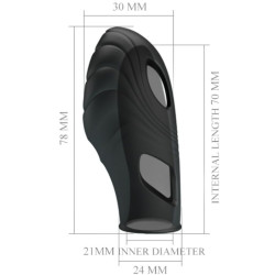 PRETTY LOVE - LICH SILIKON-FINGERVIBRATOR SCHWARZ – Produktansicht 7